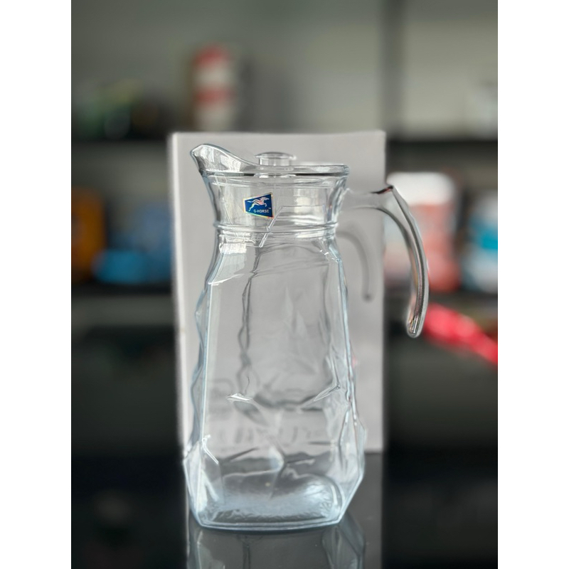 Jarras De Vidro Suiça Transparente Com Tampa