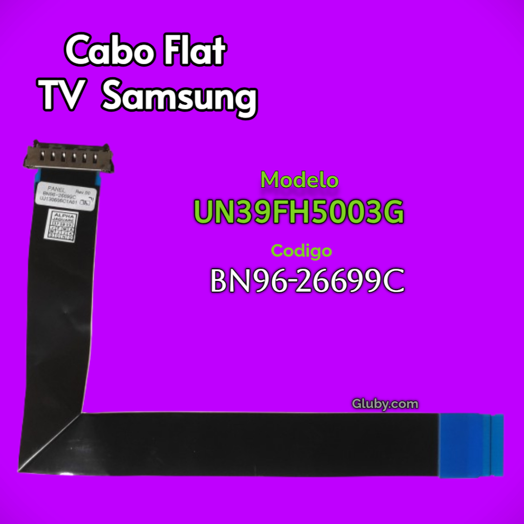 CABO FLAT TV SAMSUNG MODELO UN39FH5003G CODIGO BN96-26699C