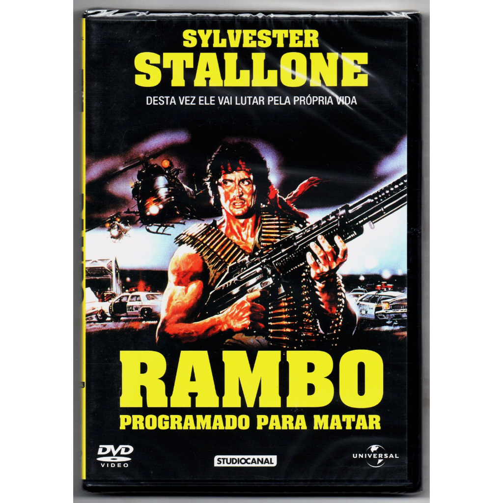 DVD Rambo - Programado Para Matar - Lacrado - Sylvester Stallone