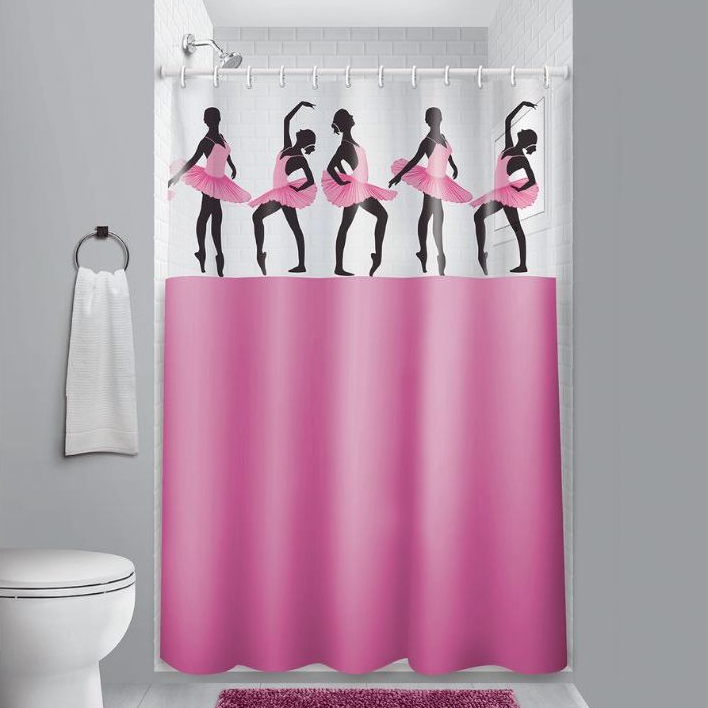 Cortina Box para Banheiro com Ganchos em Oferta na Shopee