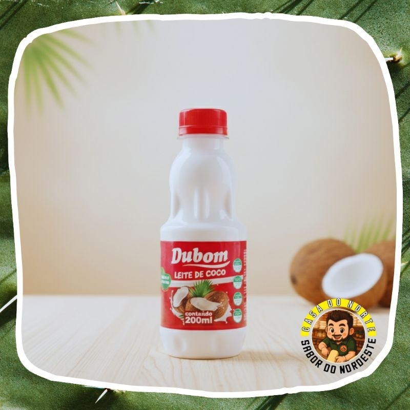 Leite de coco Dubom 200 ml, 500 ml e 1L