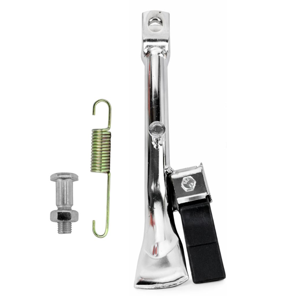 Cavalete Lateral Biz 100 Dream Pop 100 1993 a 2015 Pezinho Cromado com Borracha Mola e Parafuso em Oferta na Shopee