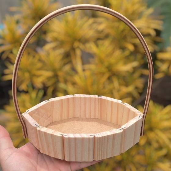 kit  Cestas Fraldeiras Folha Com alça Lembrancinha Dias das Mães Namorados Pascoa Pai Natal em Oferta na Shopee