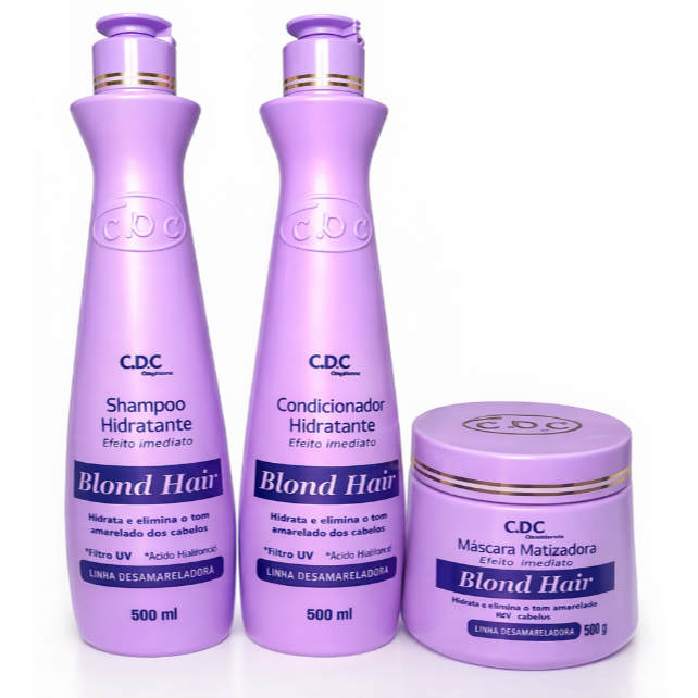 Kit Desamarelador Blond Hair CDC 500ml