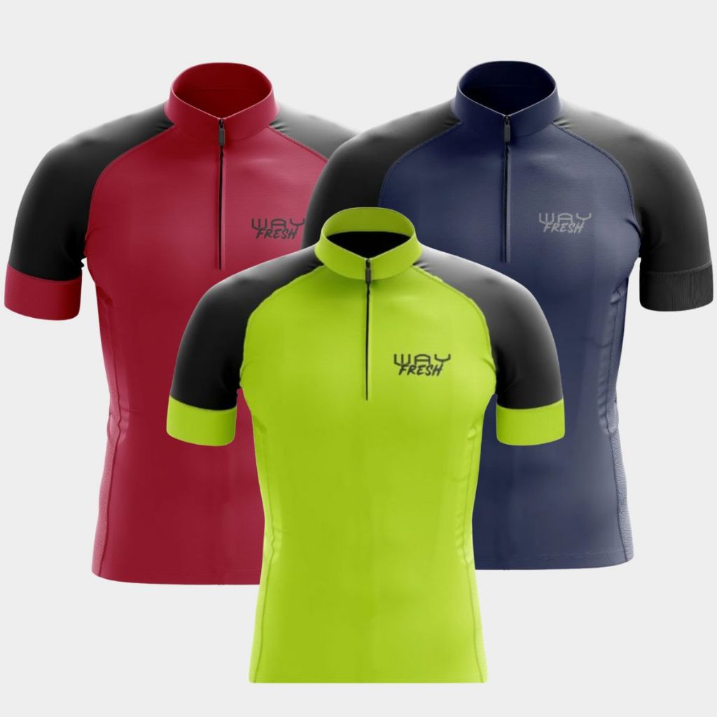 Camisa Ciclismo Masculino Blusa Bicicleta Camiseta Manga Curta Way Fresh Pedal em Oferta na Shopee