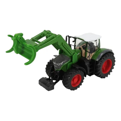 Miniatura - Trator - Fendt 1050 Vario com Garra Florestal – Bburago Farm