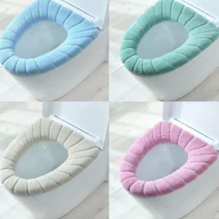 Capa De Assento De Vaso Sanitário Almofada Sanitária Confortável Lavável Para Banheiro em Oferta na Shopee