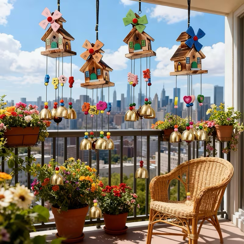 Sino Dos Ventos Casinha e Moinho para Decoração em Oferta na Shopee