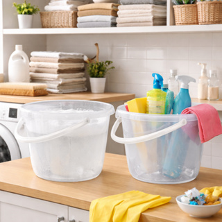 Kit 2 Baldes Oval Plasnew 13,5 Litros Uso Residencial E Profissional com Alça P7135 em Oferta na Shopee