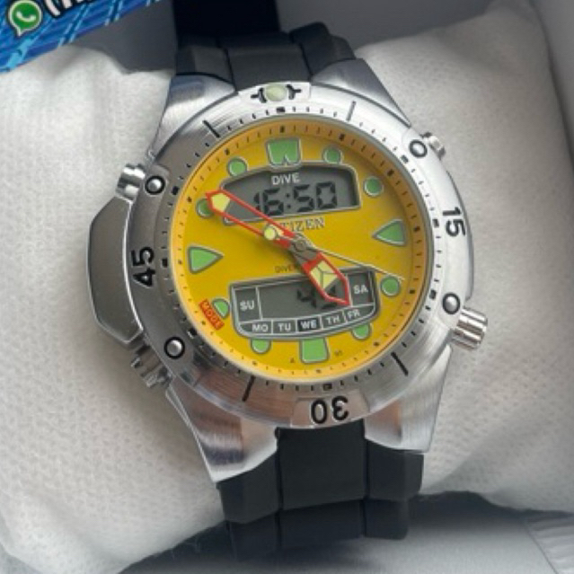Relógio Aqualand Jp1060 Amarelo