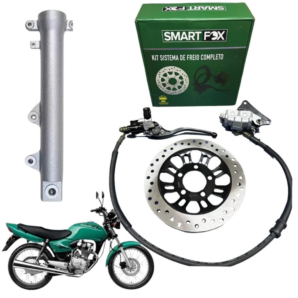 Kit Freio Disco Cg Titan Fan 125 2005 2006 2007 2008 Completa