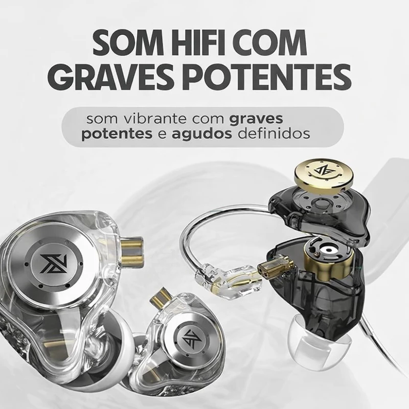 Fone de Ouvido KZ EDX Pro Intra-auricular — foto 3