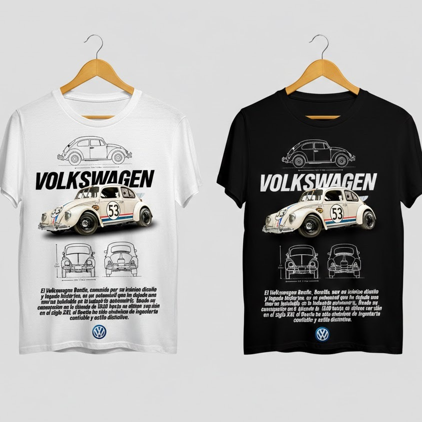 Camiseta Masculina Fusca Herbie 53 Volkswagen Coleção Camisa Colecionador Filme  Blusa Clássico