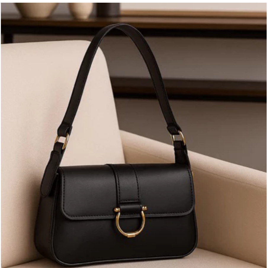 Bolsa Feminina de Ombro Estilo Baguete Blogueira Gringa Novidade