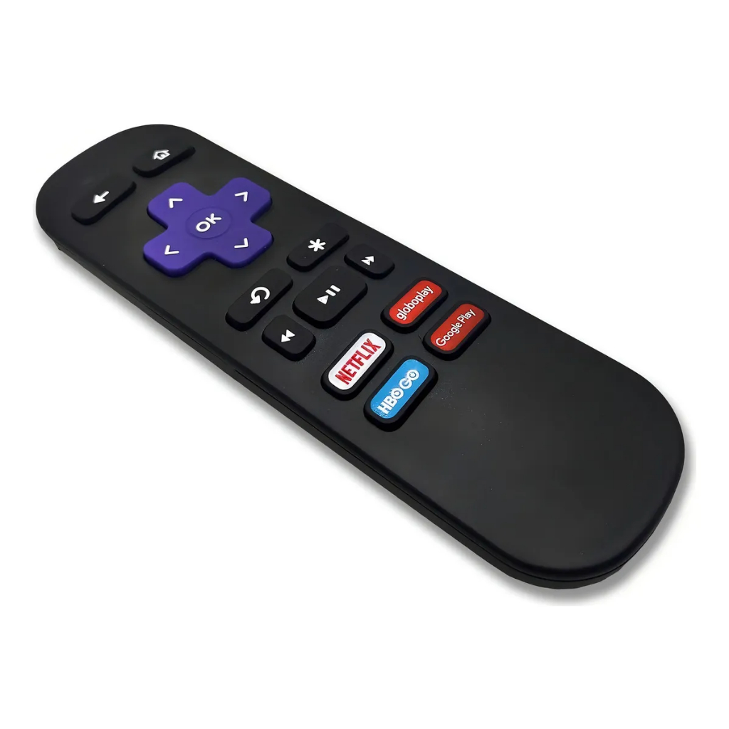 Controle Remoto Compatível Tv Aoc Roku Streaming Hbo Netflix 3910 3930x