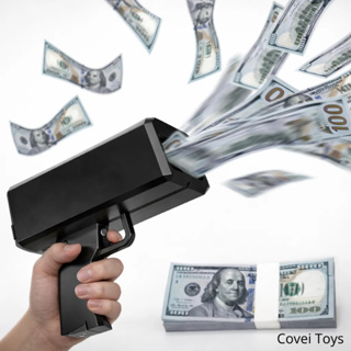 Lança Notas Money Gun Elétrica Festa Balada Chuva Dinheiro Notas Preto Rosa Covei Toys em Oferta na Shopee