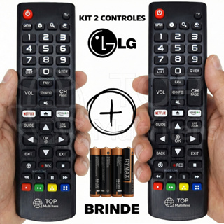 Kit Controle Remoto TV L G Smart Universal 7045 / 8035 Compatível  + pilhas em Oferta na Shopee