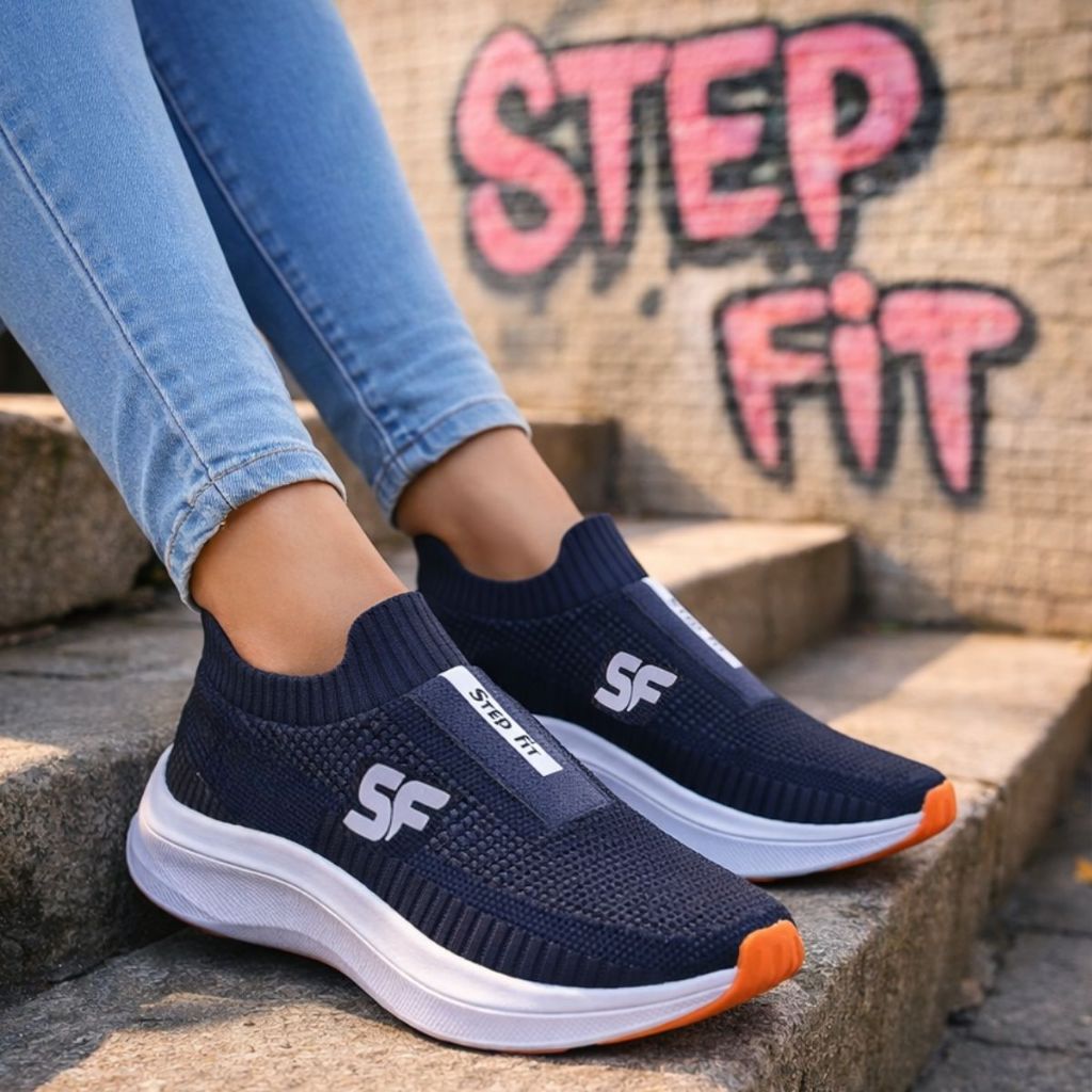 Tênis Meia Feminino Casual Slip-on Leve super Confortável Antiderrapante Envio Imediato