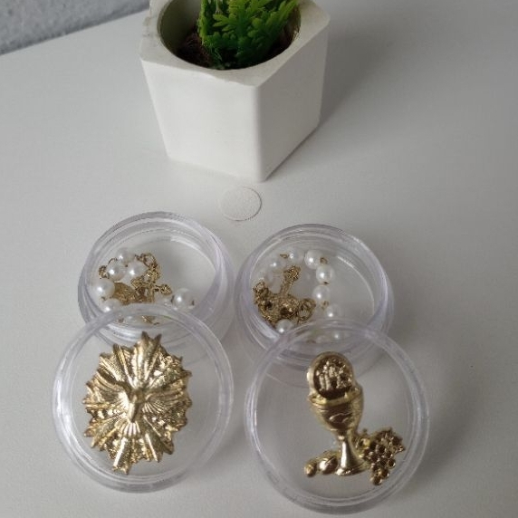 kit com 12 Porta Mini Terço ( Espírito Santo/ Eucaristia )