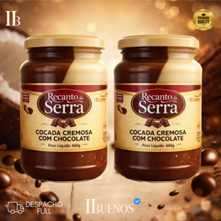 Cocada Cremosa Com Chocolate 660gr - Recanto da Serra (Monte Seu Kit) em Oferta na Shopee