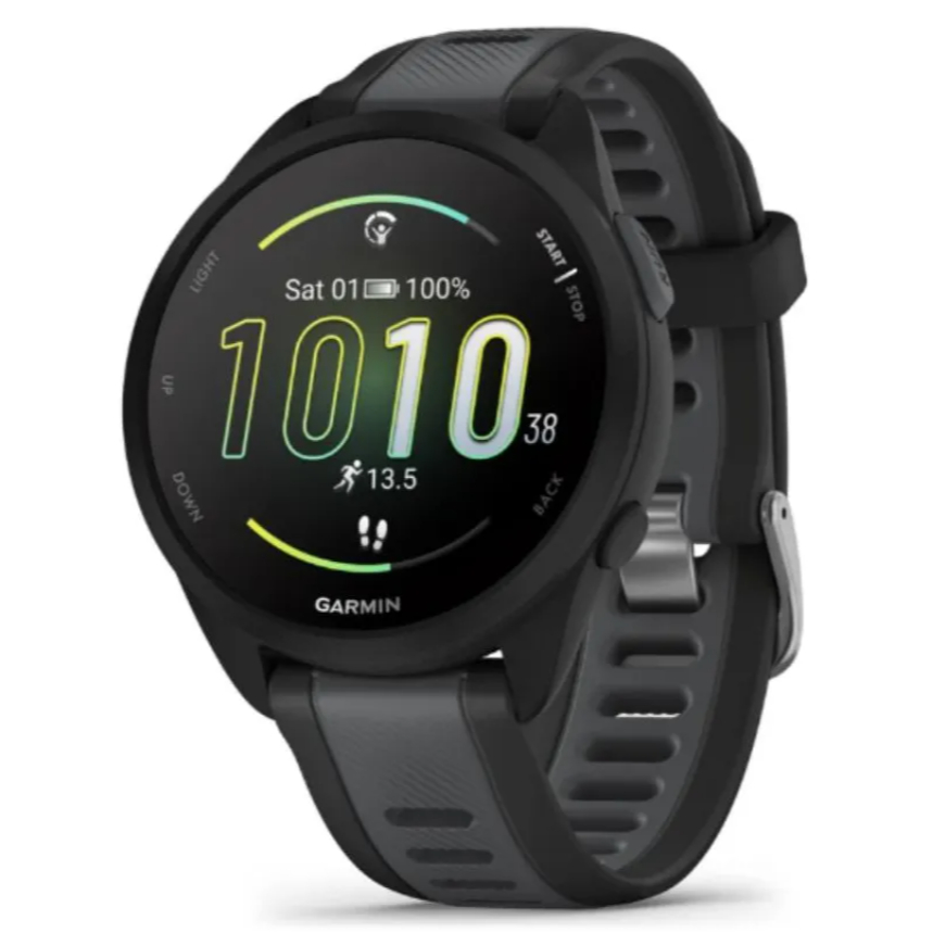Relógio Garmin Forerunner 165 com Monitor Cardíaco de Pulso e GPS