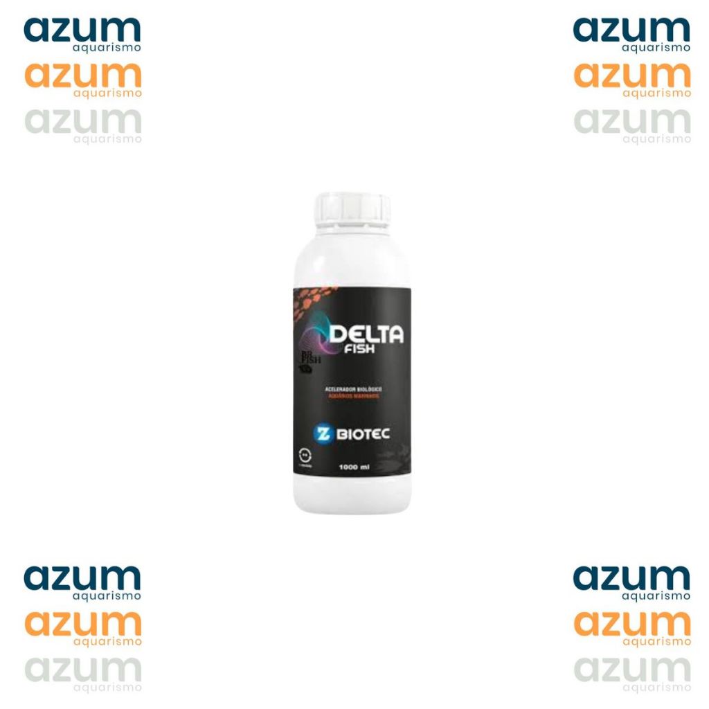Ração Líquida Delta Fish Marinho 1000ml Alimento Completo para Peixes de Água Salgada Aquário