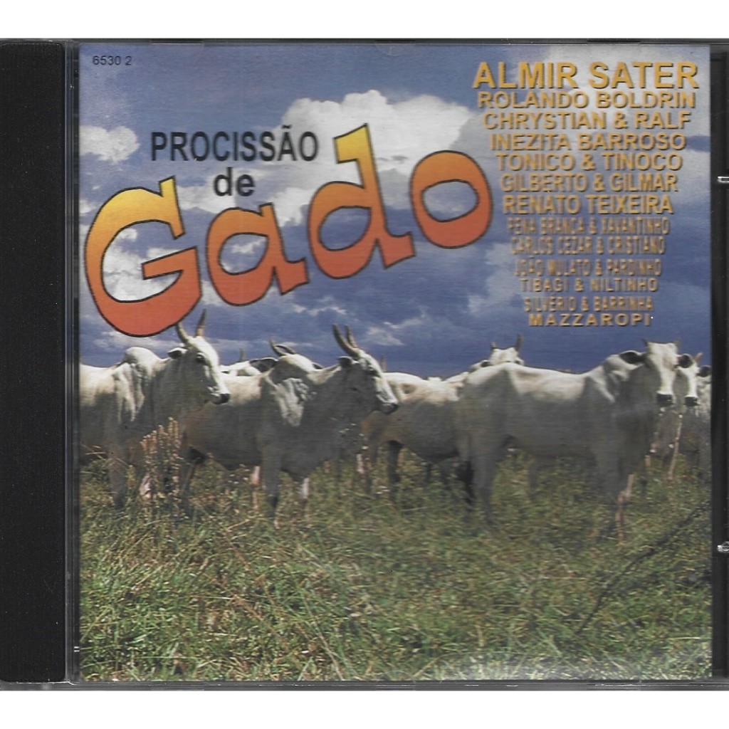 Cd Procissão de Gado - 1996 (Carlos Cezar & Cristiano Chrystian & Ralf Gilberto & Gilmar outros)