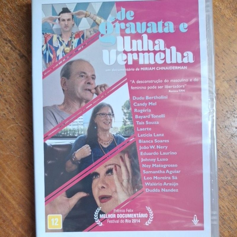 dvd de gravata e unha vermelha  - original (lacrado) Imovision temática lgbt