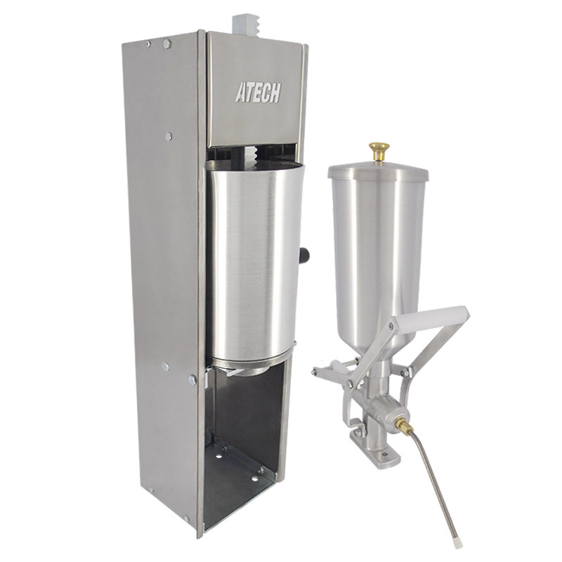 Kit Masseira de Churros + 1 Doceira de Churros 2 Litros (Recheadeira de Churros) - ATECH INDCOM