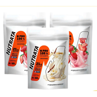 Npro Whey 100% Concentrado Refil 900g Nutrata em Oferta na Shopee