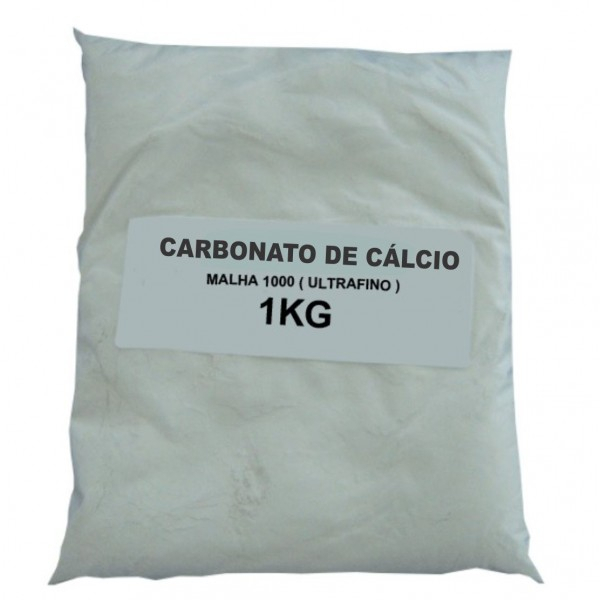 Carbonato De Cálcio Malha-1000 ( Calcita Micronizada ) 1kg-3KG