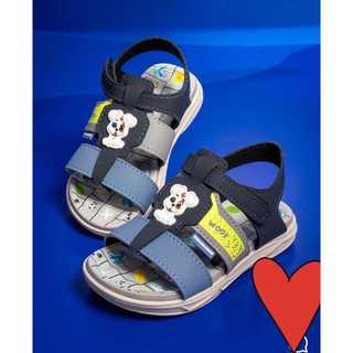 Sandália Infantil Menino Com Velcro Molekinho