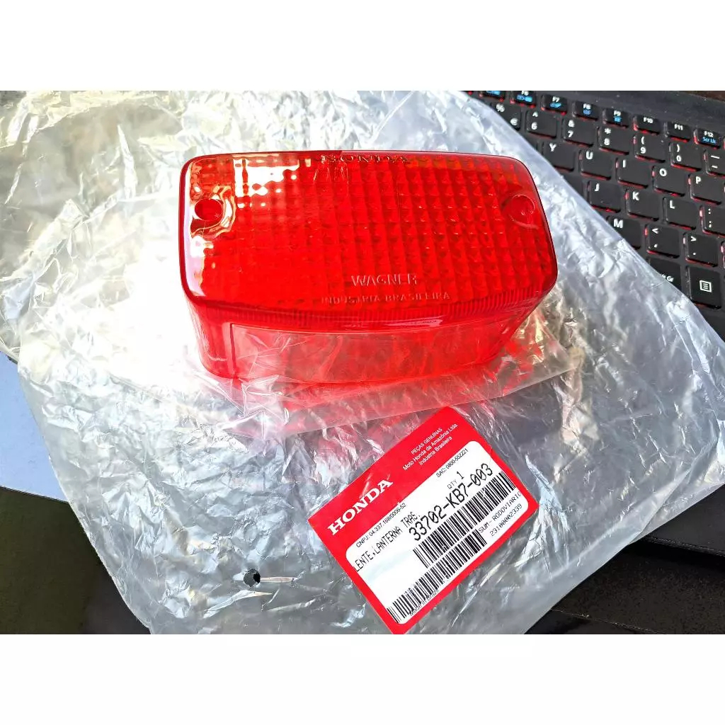 Lente da lanterna traseira original HONDA TITAN 125 TODAY 125 XL 125 DUTY XL 250R XLX 250 WAGNER