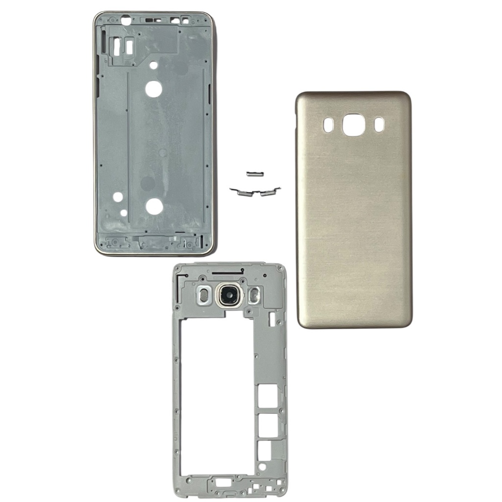 Carcaça Do Aro Tampa Traseira Compatível Galaxy J5 Metal J510 2016