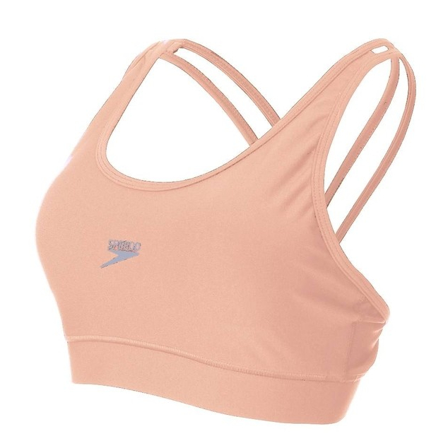 Top Com Bojo Trainning Harmony Plus Alças Cruzadas Finas Speedo - PÊSSEGO em Oferta na Shopee