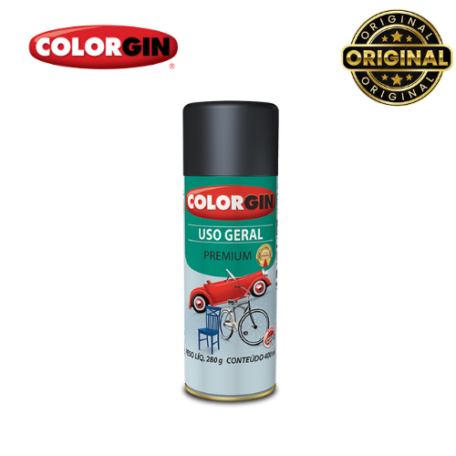 Tinta Spray ColorGin Uso Geral 400ml Premium Alta Cobertura Uso Geral Metal Madeira Secagem Rápida — R$ 60,00 em Shopee