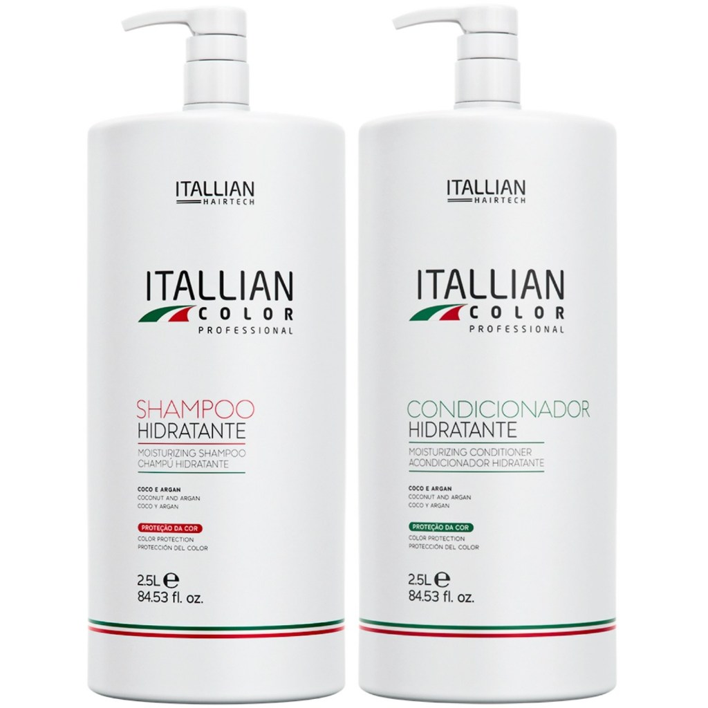 Kit Shampoo 2,5 L Condicionador 2,5 Itallian Color Lavatório