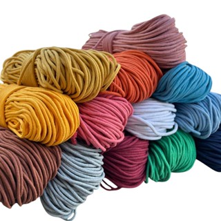 Corda de algodão com alma de 6 ou 8mm ideal para cestaria e outros artesanatos - 1Kg em Oferta na Shopee