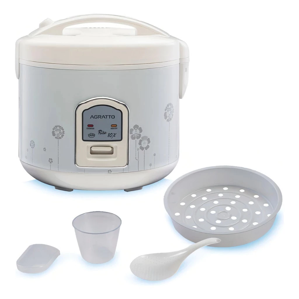 Panela De Arroz Elétrica Riso PA6X Branco 127v ou  220v - Agratto — imagem 1