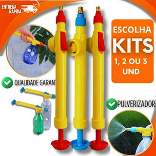 KIT 1,2 0U 3 Unidade Pulverizador Borrifador Para Garrafa Pet Com Bico Regulável Manual Para Jardinagem Adaptável em Oferta na Shopee