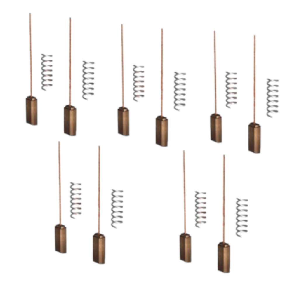 Kit 5 jogo de Escova do Alternador SVX7 - Sulcarbon em Oferta na Shopee