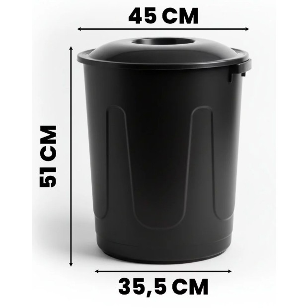 Cesto de Roupa 60L com Tampa Grande Organizador Casa Utilidades Variedade de Cores