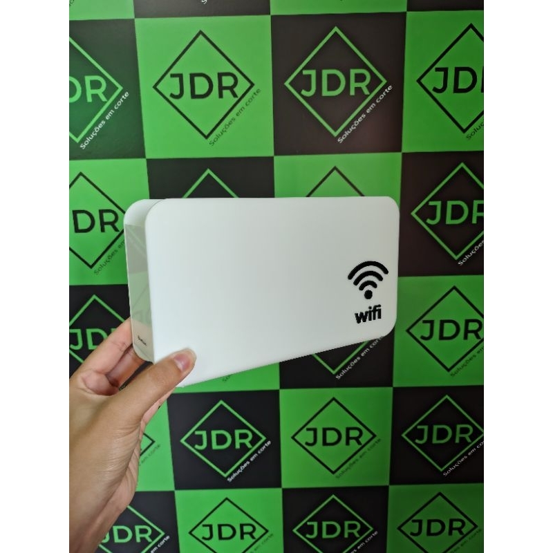 Suporte para roteador personalizado em acrílico decorativo