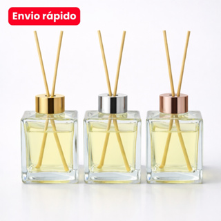 Difusor de Varetas Aromatizador Vidro 200 ml com Tampa Luxo em Oferta na Shopee