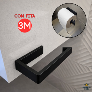 Suporte de Papel Higiênico Moderno Premium –Dupla Face Inclusa, Design Minimalista em Oferta na Shopee