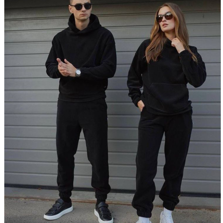 Conjunto Moletom Canguru + Calça Com Bolsos Masculino E Feminino Unissex Inverno Linha Premium Confortável E Estiloso