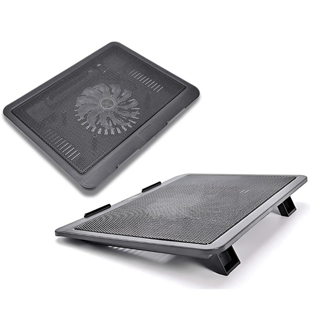 Suporte para Notebook 01 Fan Cooler LED Silencioso Ergonômico Base Refrigerada Portátil Universal