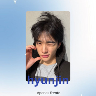 photocard fanmade hyunjin stray kids unitario em Oferta na Shopee