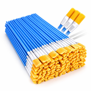 Kit 40 Pincéis Aquarela Para Pintura Artesanato Artes Pintura de Rosto Ponta Fina Redonda e Chato em Oferta na Shopee