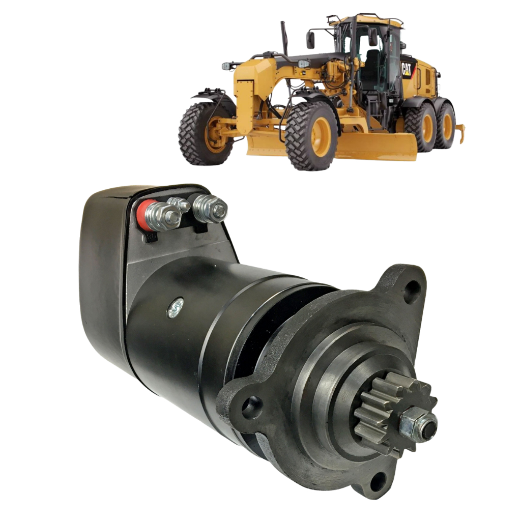 MOTOR DE PARTIDA CATERPILLAR 120B Motor 3306 3304 24V 12 DENTES